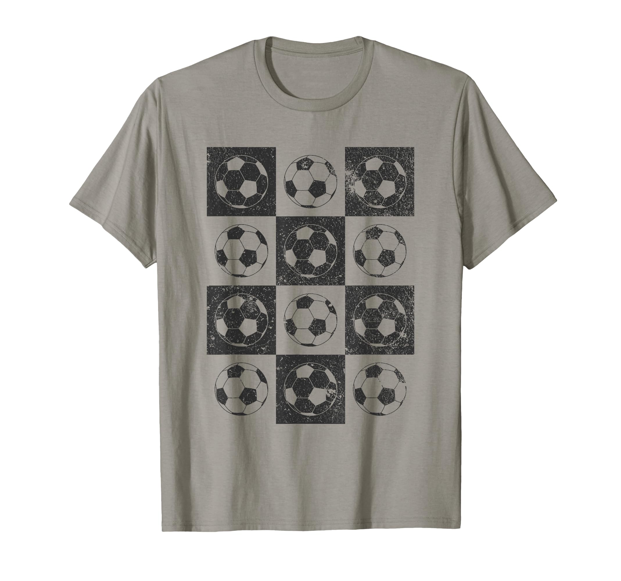 Checkerboard Checkered Soccer Lover T-Shirt - Graphic Print Men Women - T-Shirt, Sweatshirt, Hoodie
