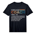 Coach Noun Definition Sports Team T-Shirt - Minimalist Print for Adults - T-Shirt, Sweatshirt, Hoodie