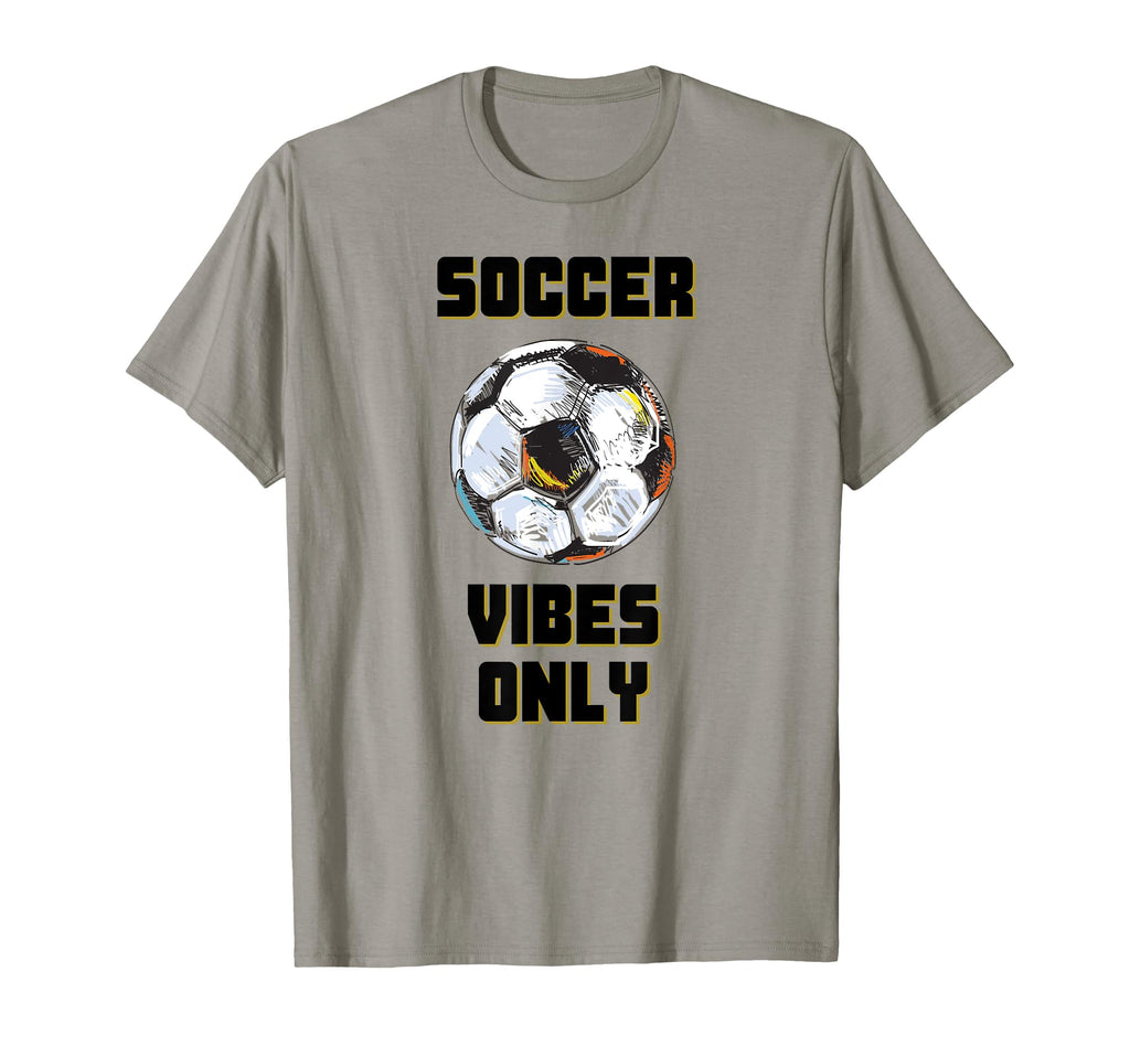 Soccer Vibes Only Football Goal Sports T-Shirt - Custom Art Print Unisex - T-Shirt, Sweatshirt, Hoodie