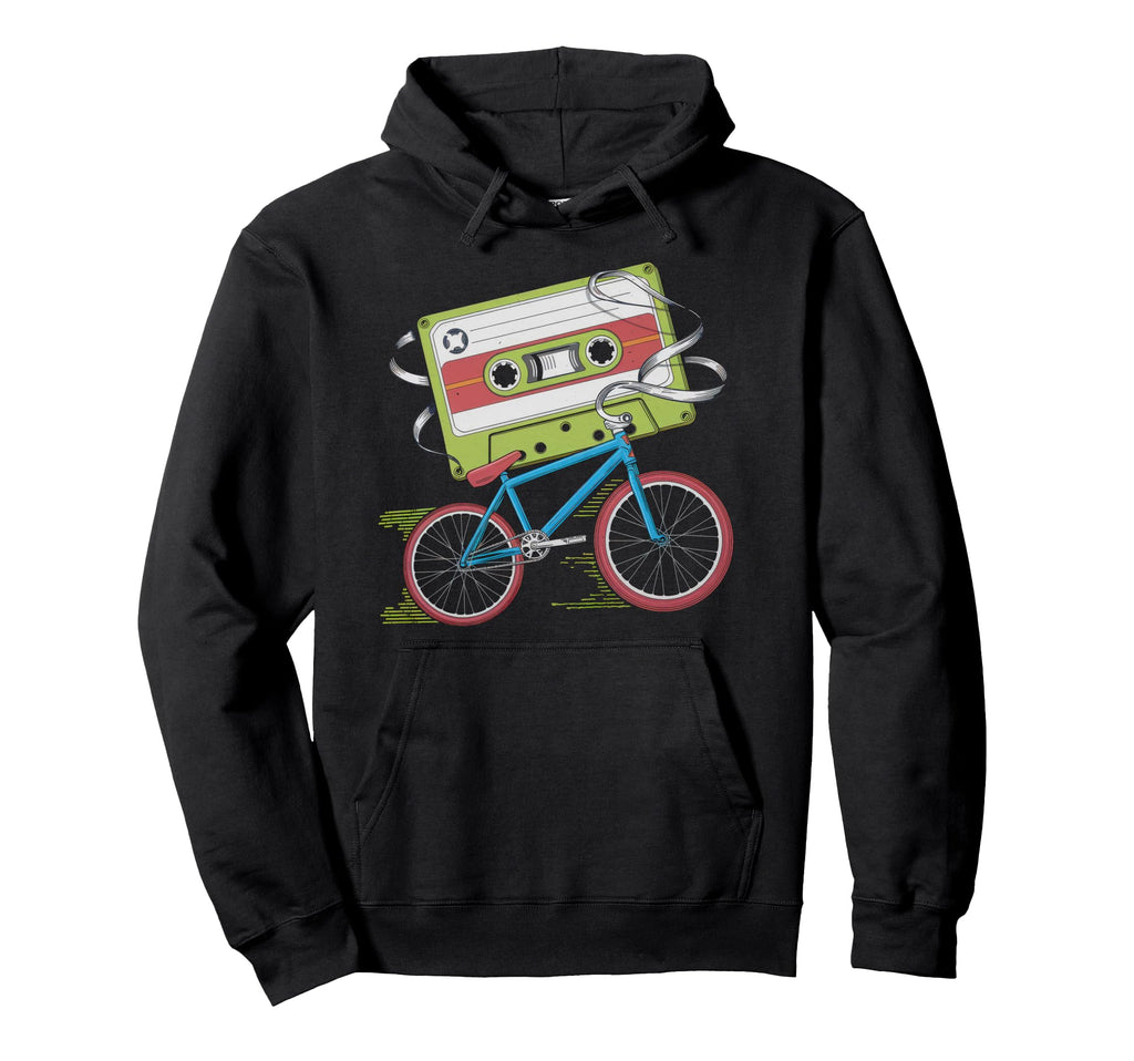 Cassette 80S 90S Party Mixtape Tape Hoodie - Novelty Apparel for Adults - T-Shirt, Sweatshirt, Hoodie