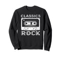 Classics Rock Audio Cassette Tape Sweatshirt - Minimalist Print for Adults - T-Shirt, Sweatshirt, Hoodie