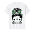 Soccer Mom Messy Bun Sports Momlife T-Shirt - Custom Art Print Unisex - T-Shirt, Sweatshirt, Hoodie