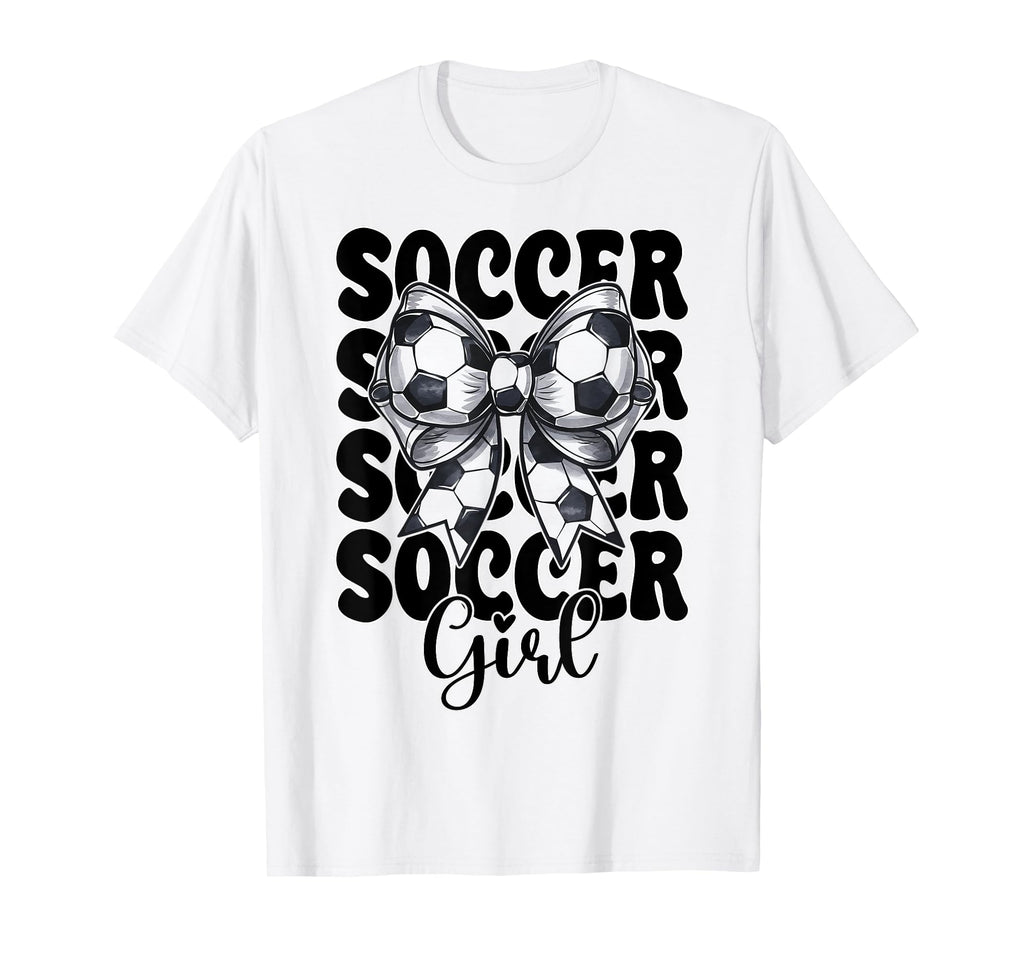 Soccer Soccer Mom Mothers Day Coquette T-Shirt - Custom Art Print Unisex - T-Shirt, Sweatshirt, Hoodie