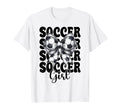 Soccer Soccer Mom Mothers Day Coquette T-Shirt - Custom Art Print Unisex - T-Shirt, Sweatshirt, Hoodie