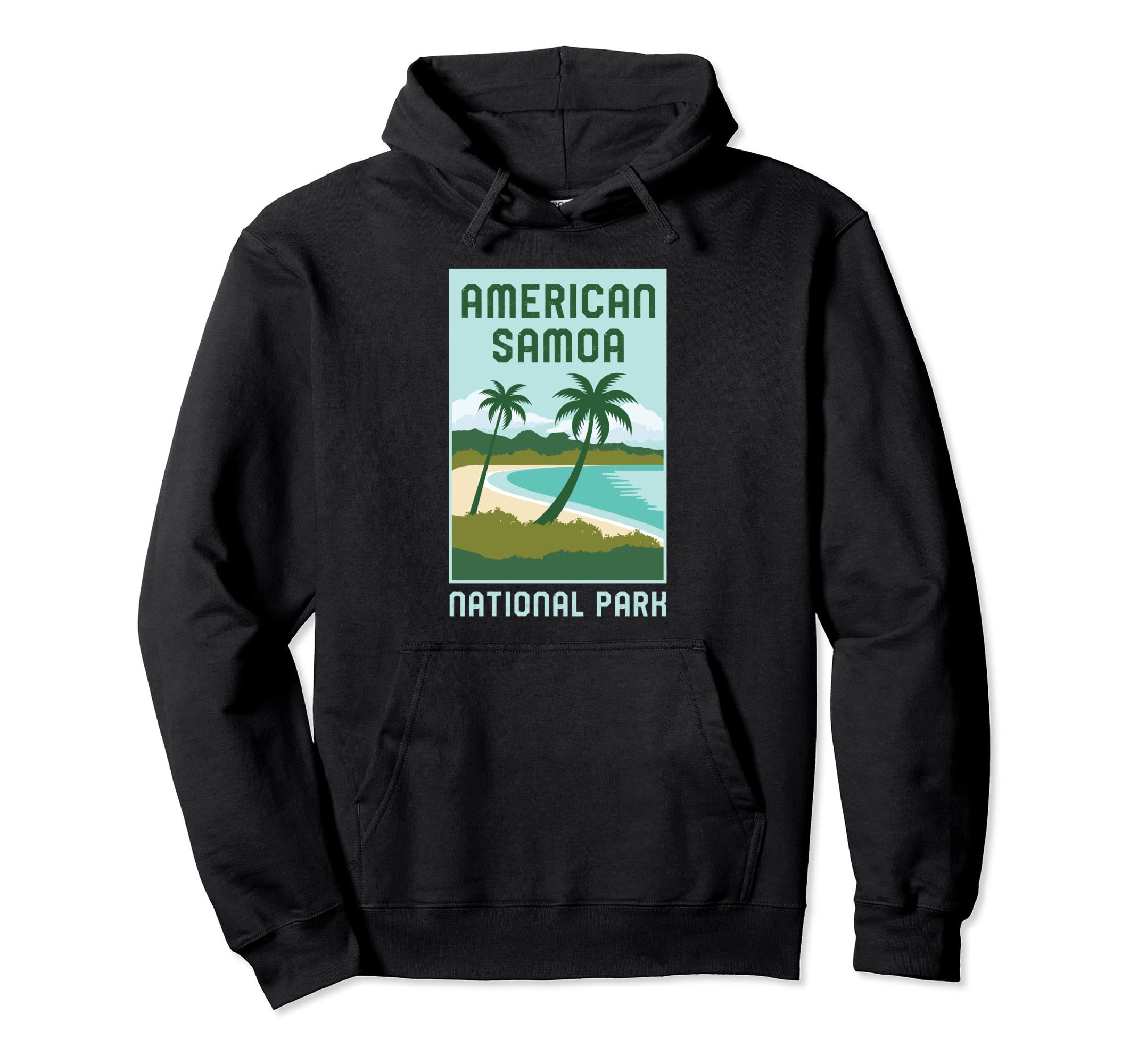 American Samoa National Park Island Hoodie - Fun Novelty Design Unisex - T-Shirt, Sweatshirt, Hoodie