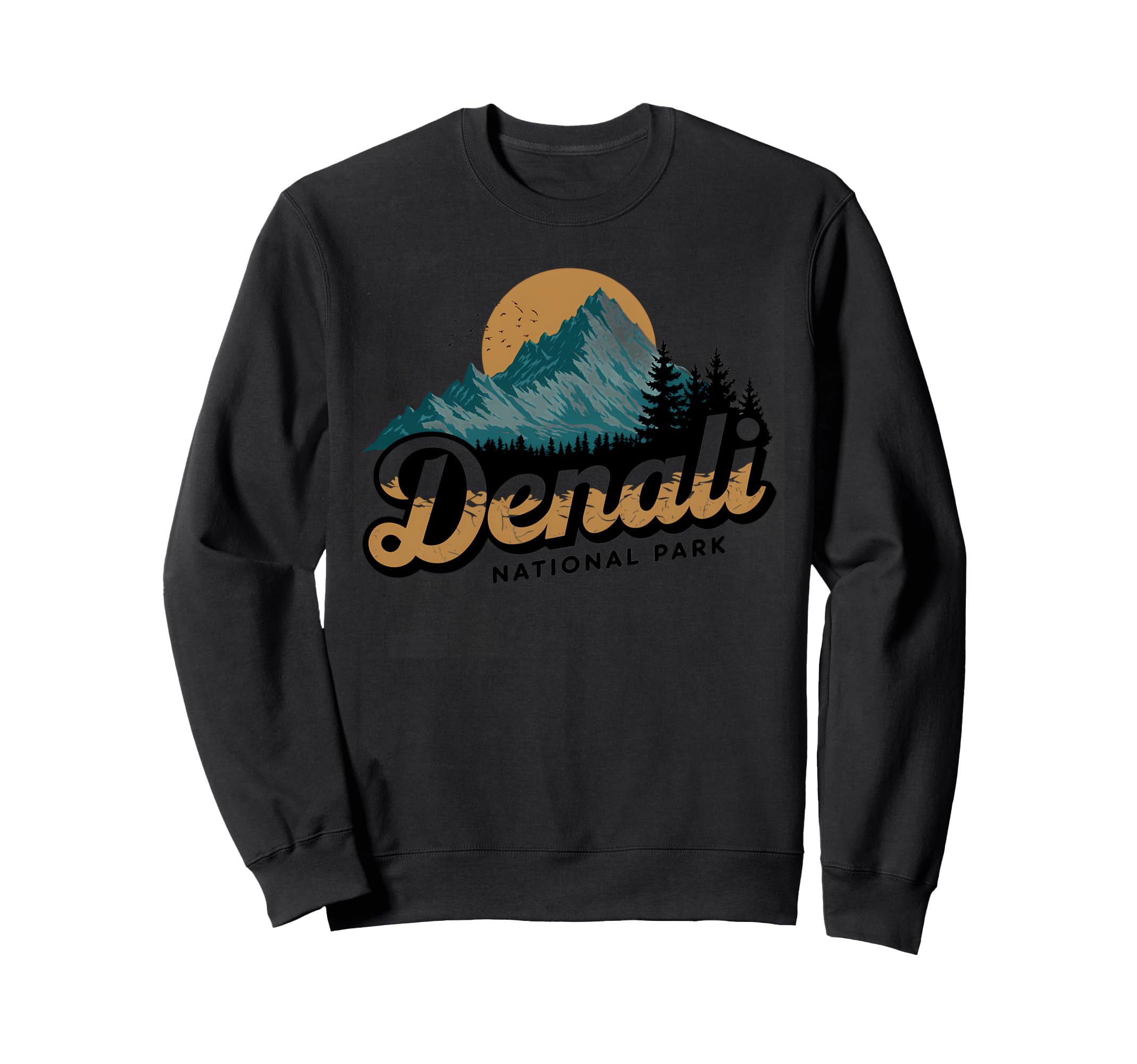 Denali Est 1917 Alaska National Sweatshirt - Minimalist Print for Adults - T-Shirt, Sweatshirt, Hoodie