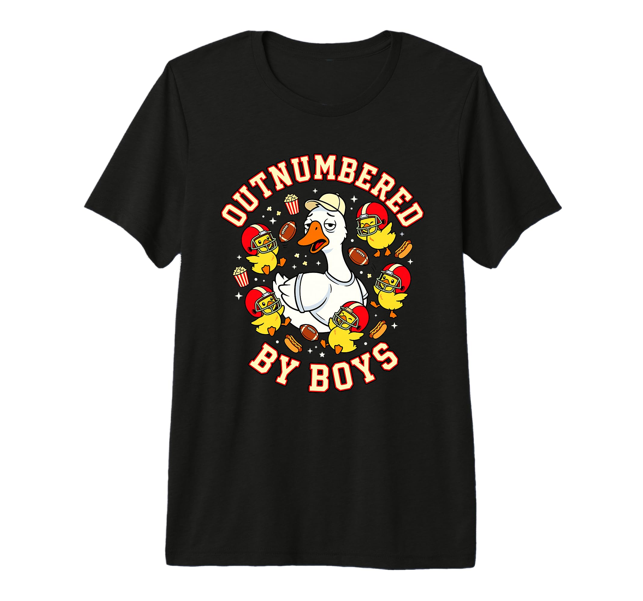 Outnumbered Ducklings Football T-Shirt - Casual Everyday Wear Men Women - T-Shirt, Sweatshirt, Hoodie