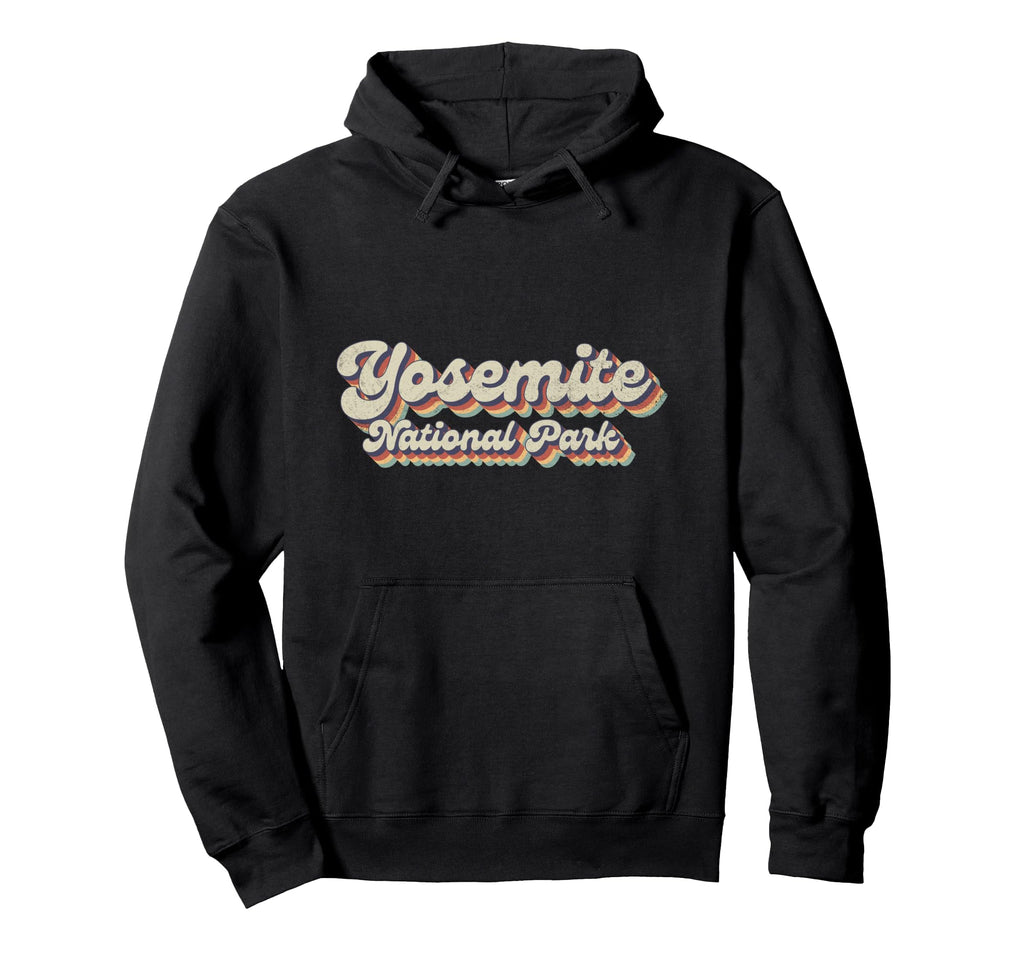 70S 80S Usa National Park Yosemite Hoodie - Fun Novelty Design for Adults - T-Shirt, Sweatshirt, Hoodie