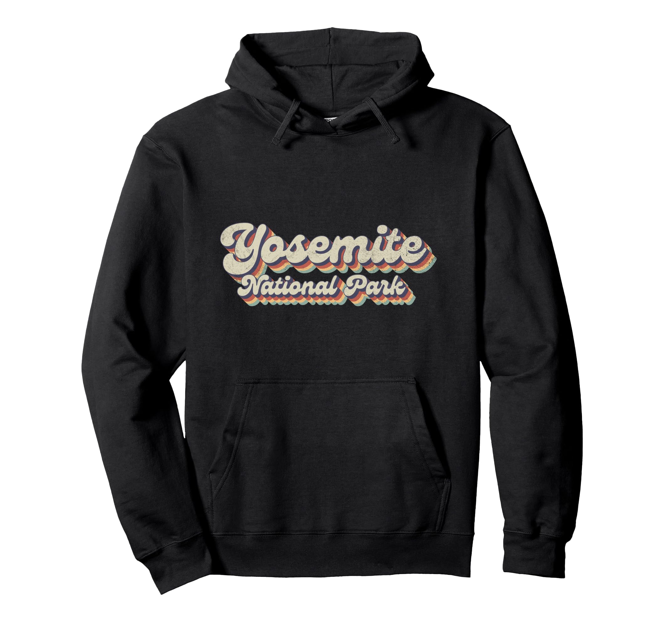 70S 80S Usa National Park Yosemite Hoodie - Fun Novelty Design for Adults - T-Shirt, Sweatshirt, Hoodie