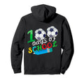 Student 100Th Day Football Love Soccer Hoodie - Trendy Graphic for Adults - T-Shirt, Sweatshirt, Hoodie
