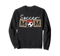 Leopard Soccer Mom Life Game Day Sweatshirt - Aesthetic Graphic Men Women - T-Shirt, Sweatshirt, Hoodie