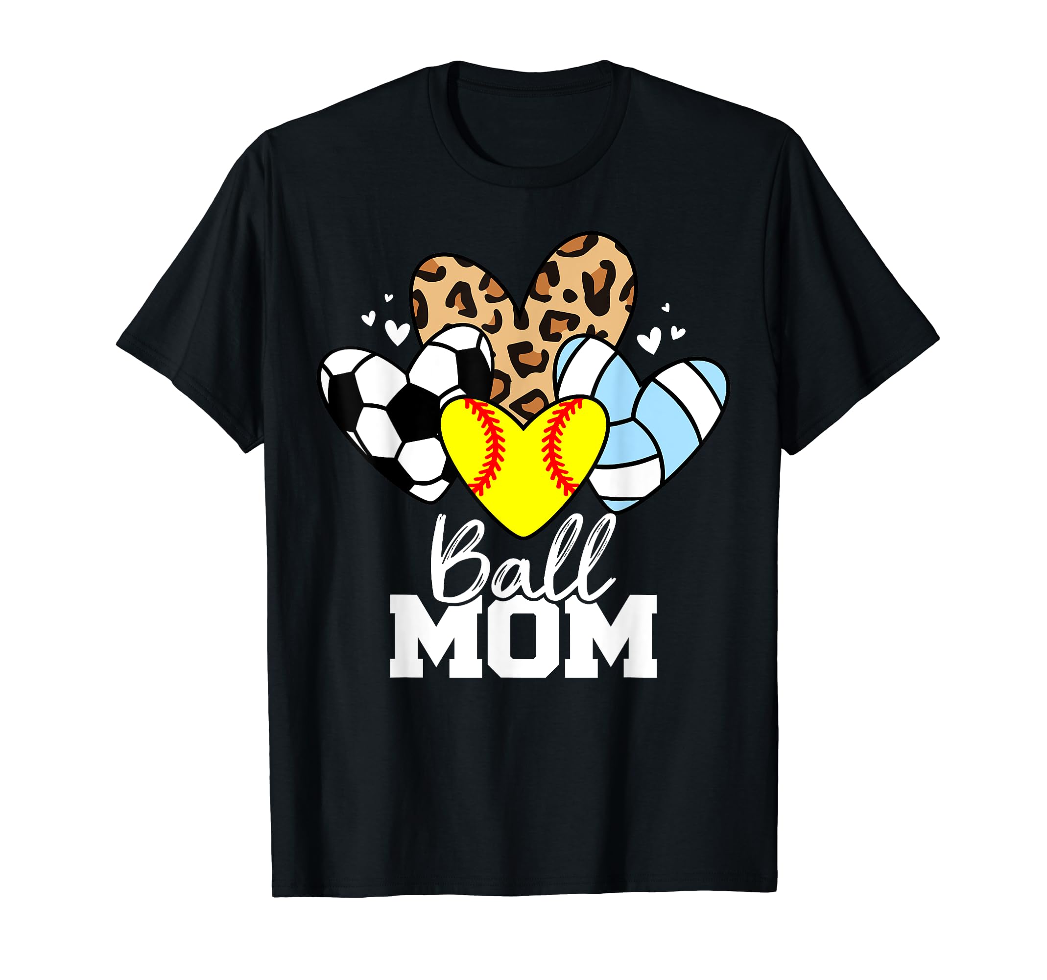 Ball Mom Funny Softball T-Shirt - Casual Everyday Wear for Adults - T-Shirt, Sweatshirt, Hoodie