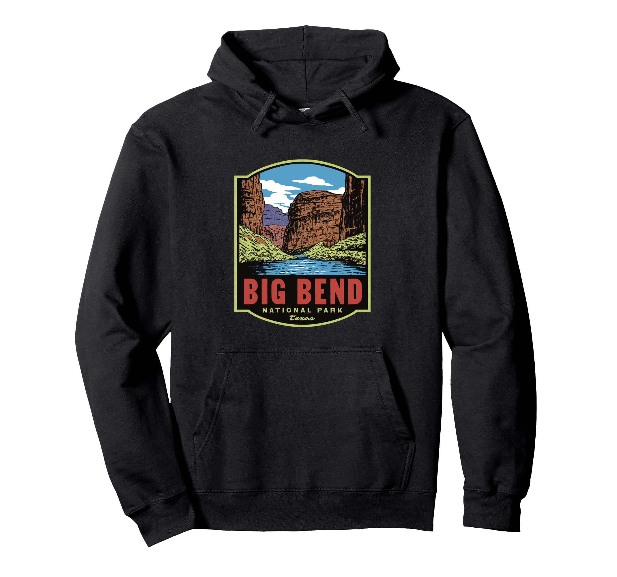 Big Bend National Park Texas Hoodie - Unique Graphic Unisex - T-Shirt, Sweatshirt, Hoodie
