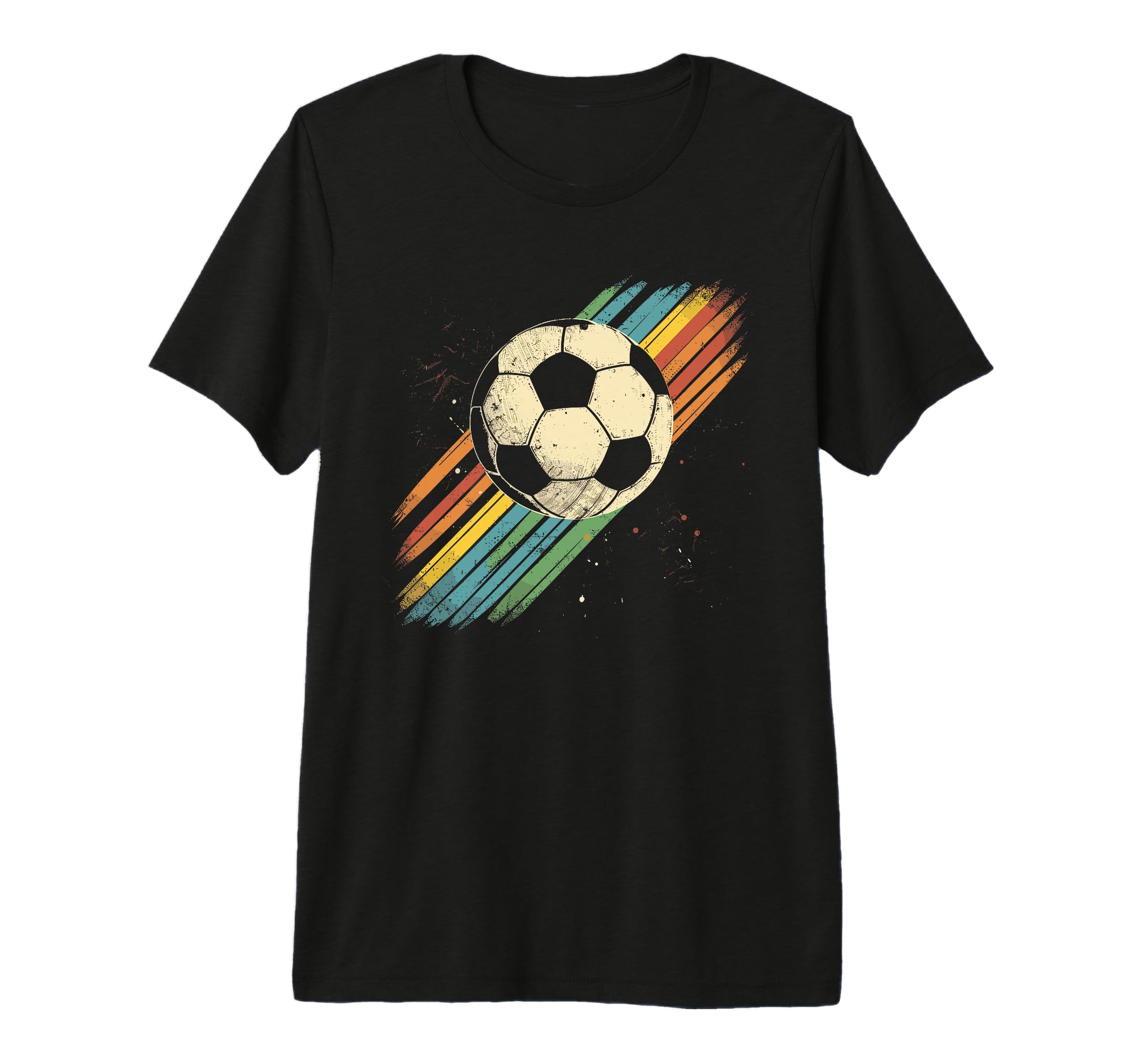 Soccer Ball Tri Blend T-Shirt - Graphic Print Men Women - T-Shirt, Sweatshirt, Hoodie