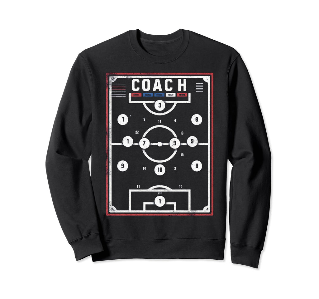 Soccer Coach Training Coaching Sweatshirt - Minimalist Print for Adults - T-Shirt, Sweatshirt, Hoodie