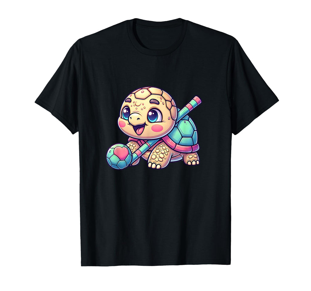 Turtle Heart Soccer Ball Pastel T-Shirt - Trendy Graphic Unisex - T-Shirt, Sweatshirt, Hoodie