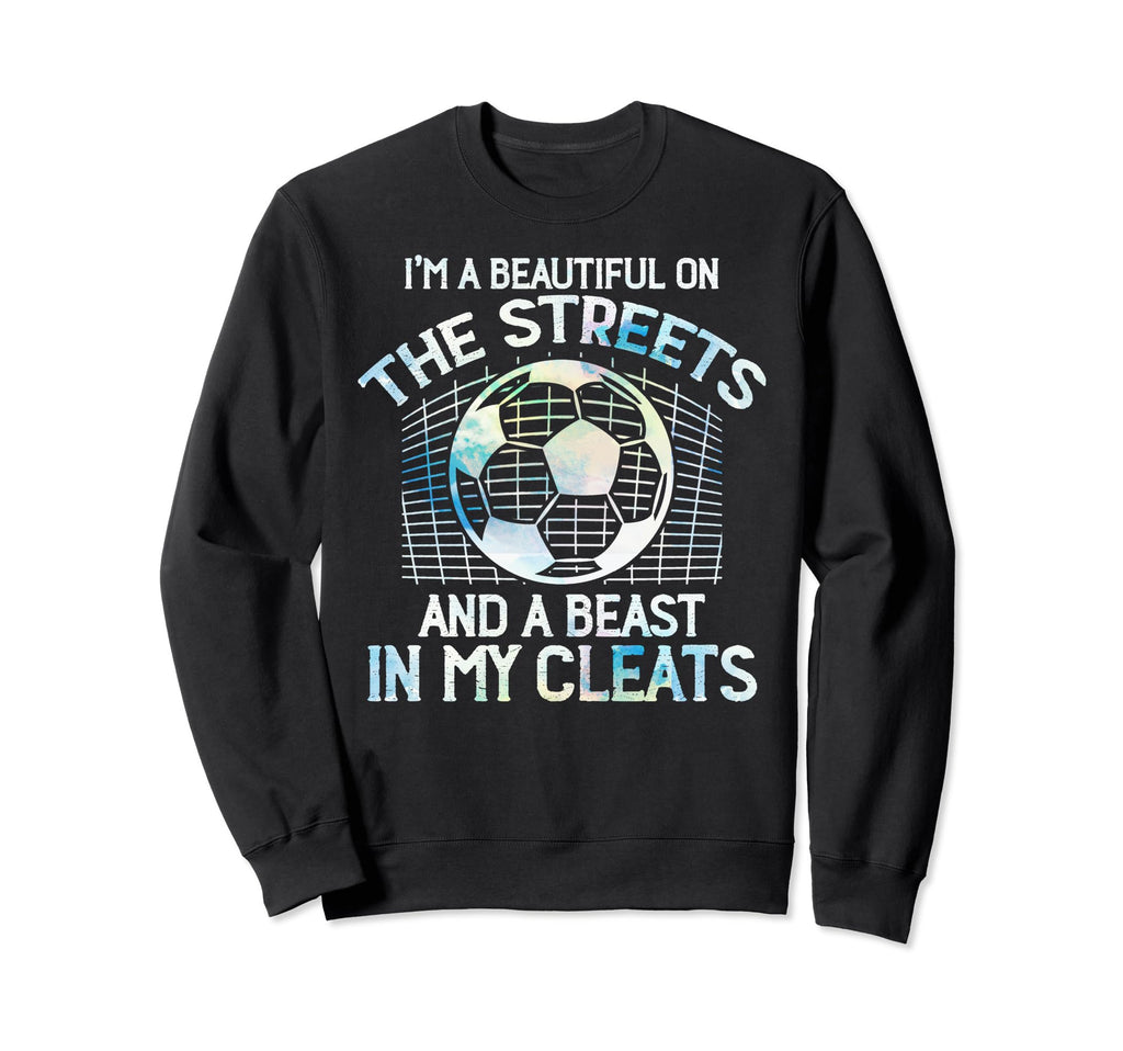 Soccer Player Team Cleats Goalie Sweatshirt - Minimalist Print for Adults - T-Shirt, Sweatshirt, Hoodie