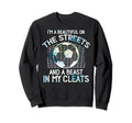 Soccer Player Team Cleats Goalie Sweatshirt - Minimalist Print for Adults - T-Shirt, Sweatshirt, Hoodie