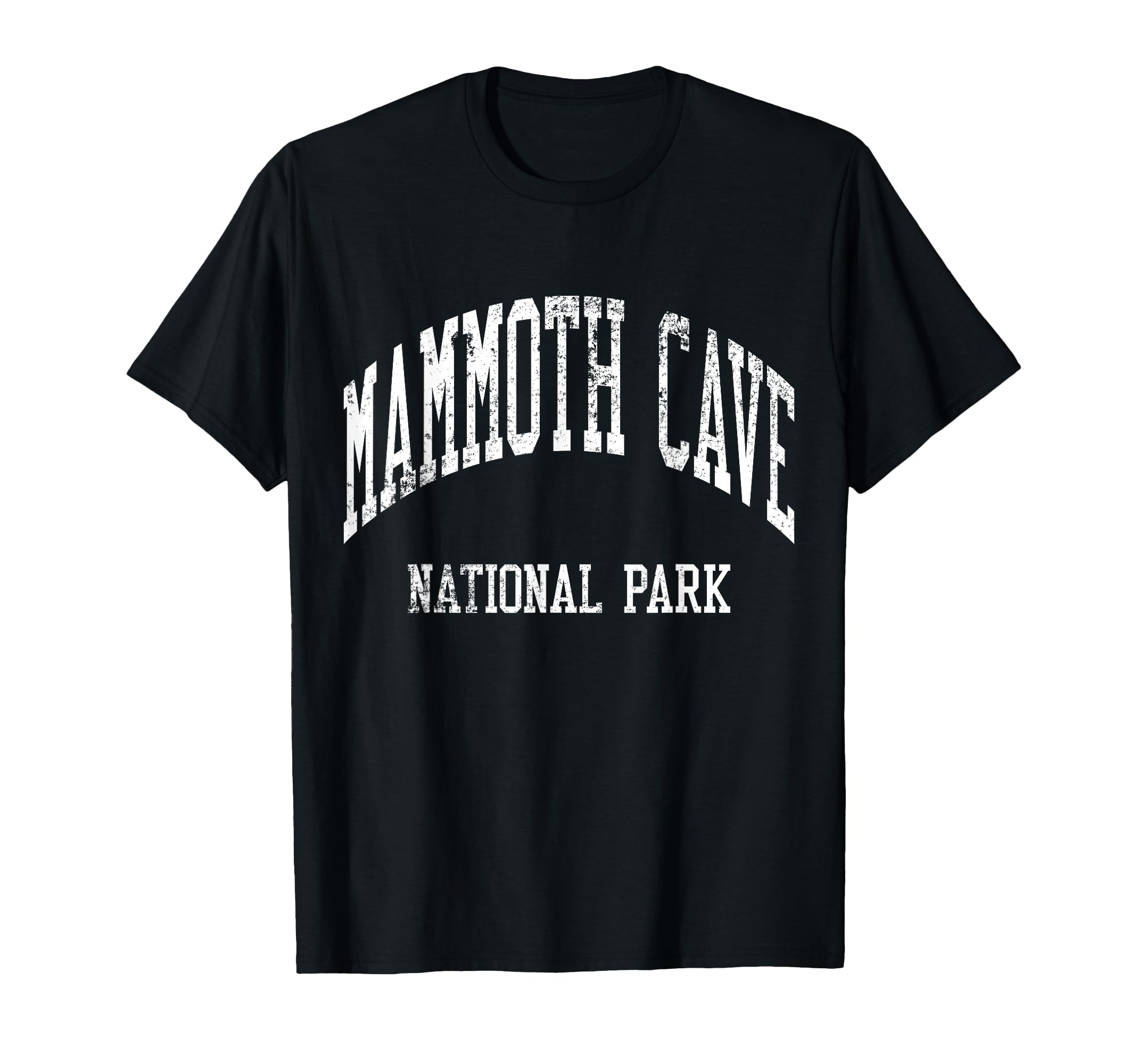 Mammoth Cave National Park 70S College T-Shirt - Novelty Apparel Unisex - T-Shirt, Sweatshirt, Hoodie