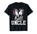 Ball Uncle Heart Baseball Soccer Ball Hoodie - Custom Art Print Men Women - T-Shirt, Sweatshirt, Hoodie