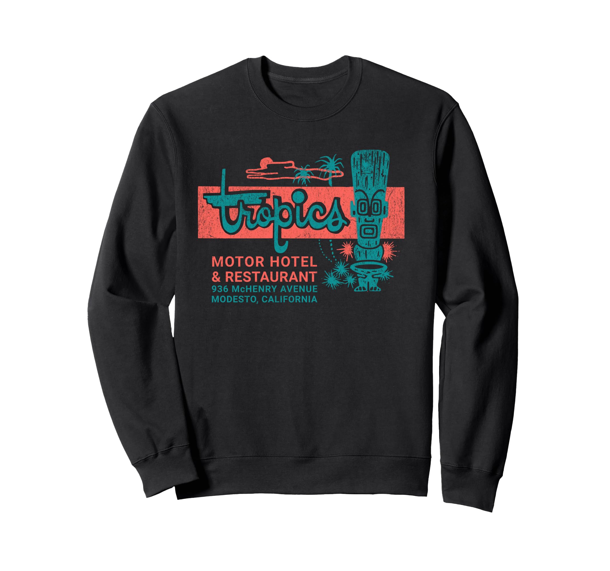 Hotel Matchbook Tropics Motor Hotel Sweatshirt - Fun Novelty Design Unisex - T-Shirt, Sweatshirt, Hoodie