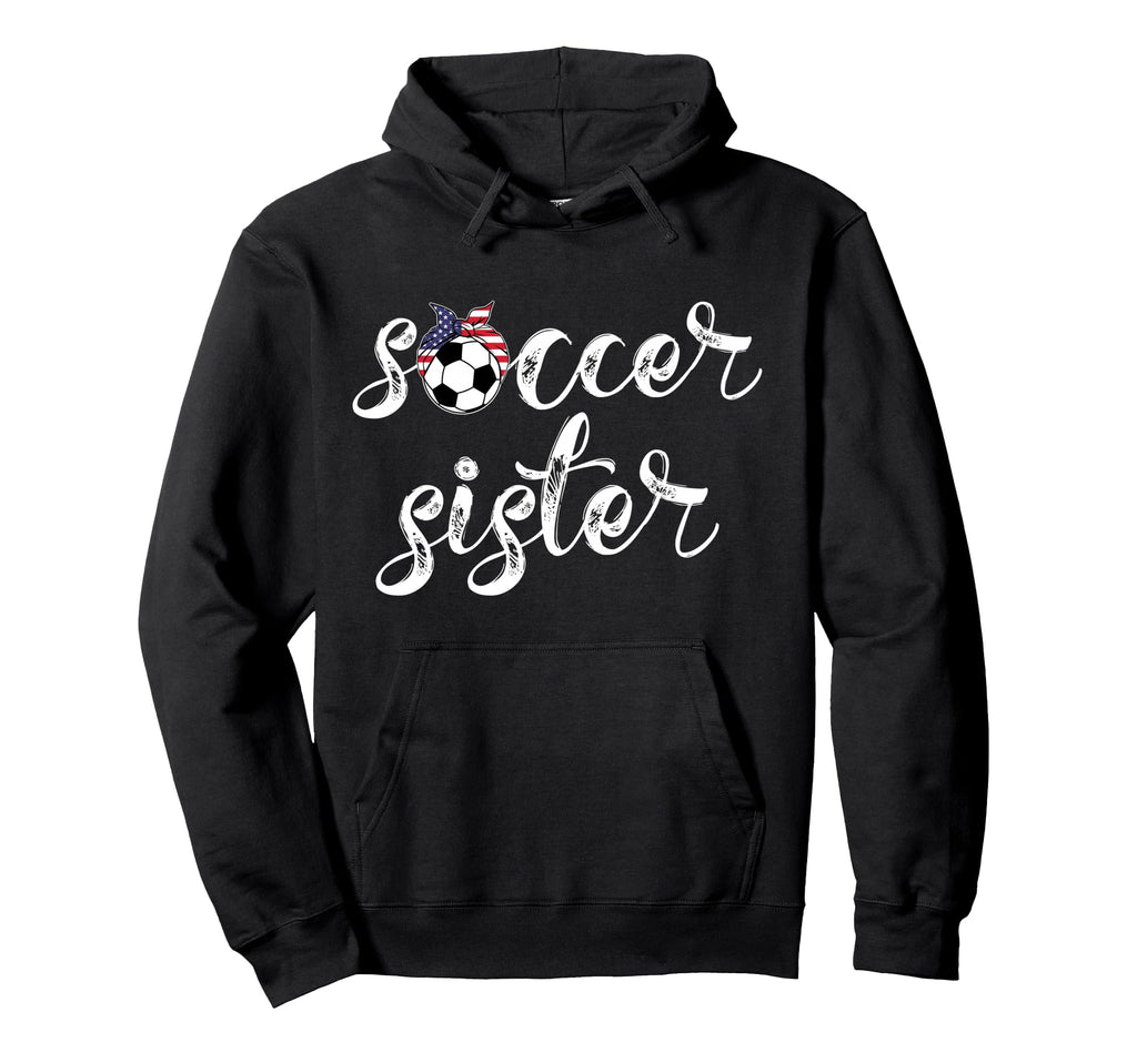 Womens Soccer Player Bandana Ball Hoodie - Fun Novelty Design Men Women - T-Shirt, Sweatshirt, Hoodie