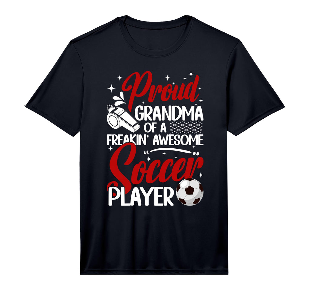 Mens Proud Grandma Soccer Player T-Shirt - Casual Everyday Wear Men Women - T-Shirt, Sweatshirt, Hoodie