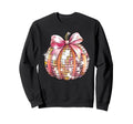 Coquette Disco Ball Pumpkin Fall Sweatshirt - Trendy Graphic for Adults - T-Shirt, Sweatshirt, Hoodie