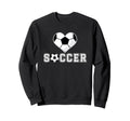 Heart Soccer Passionate Fan Sweatshirt - Casual Everyday Wear for Adults - T-Shirt, Sweatshirt, Hoodie