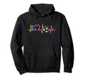Soccer Heartbeat Tie Dye Heart Soccer Hoodie - Novelty Apparel Men Women - T-Shirt, Sweatshirt, Hoodie