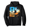 8Th Birthday Soccer Player Hoodie - Casual Everyday Wear Men Women - T-Shirt, Sweatshirt, Hoodie