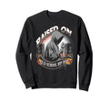 Raised Old School Hip Hop Sweatshirt - Fun Novelty Design Men Women - T-Shirt, Sweatshirt, Hoodie