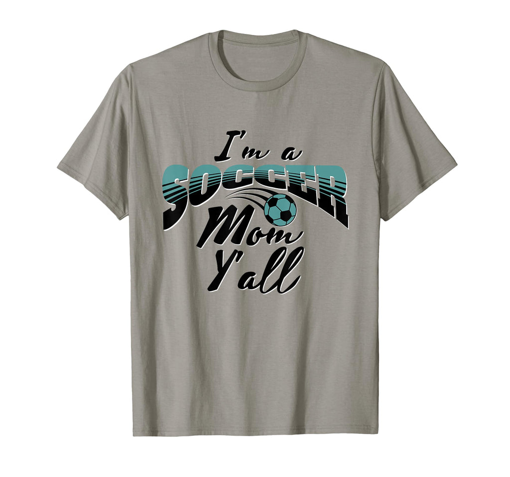 Mom Soccer Lover Soccer Mom Gift Teal T-Shirt - Unique Graphic for Adults - T-Shirt, Sweatshirt, Hoodie