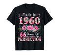 66 Year Old Made 1960 Floral 66Th T-Shirt - Trendy Graphic Men Women - T-Shirt, Sweatshirt, Hoodie