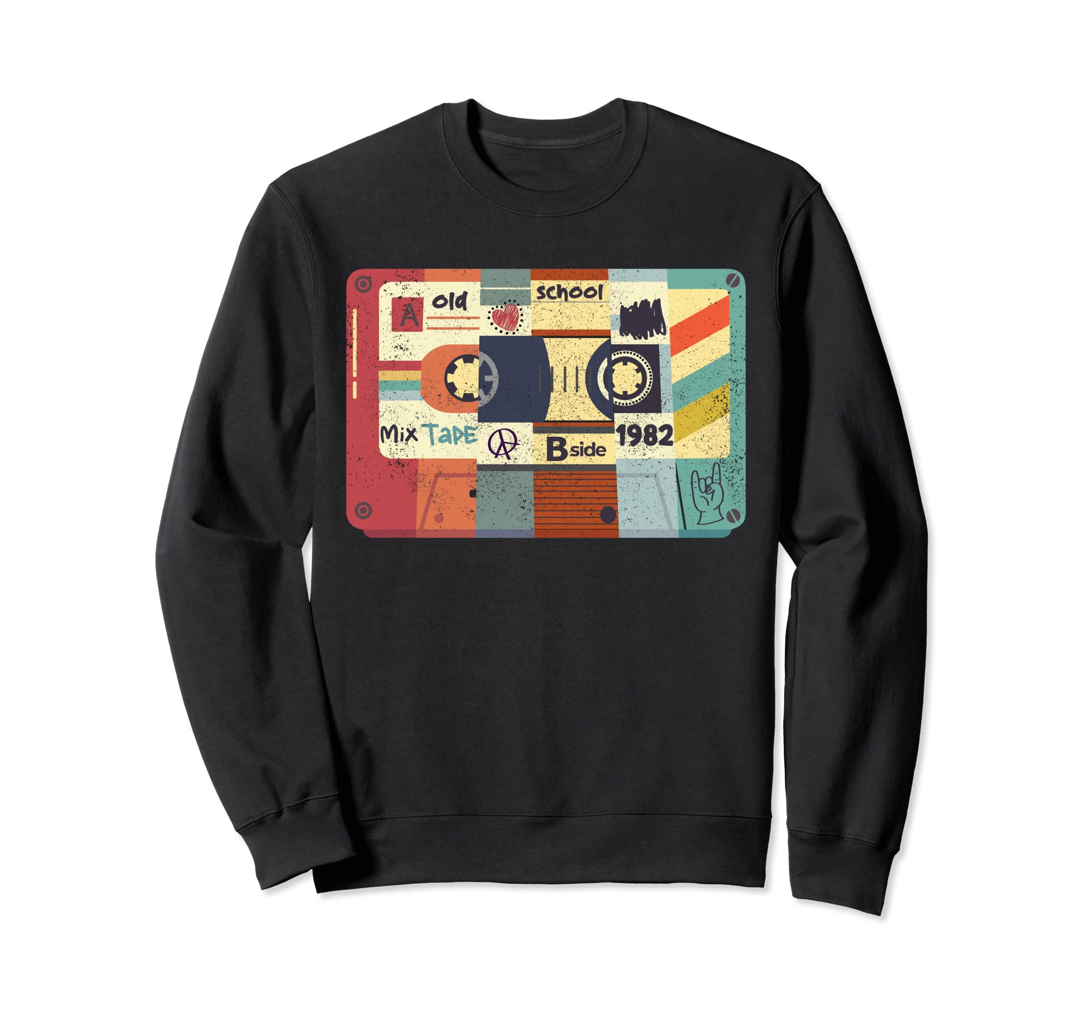 80S Mixtape I Love 80S Cassette Sweatshirt - Minimalist Print for Adults - T-Shirt, Sweatshirt, Hoodie