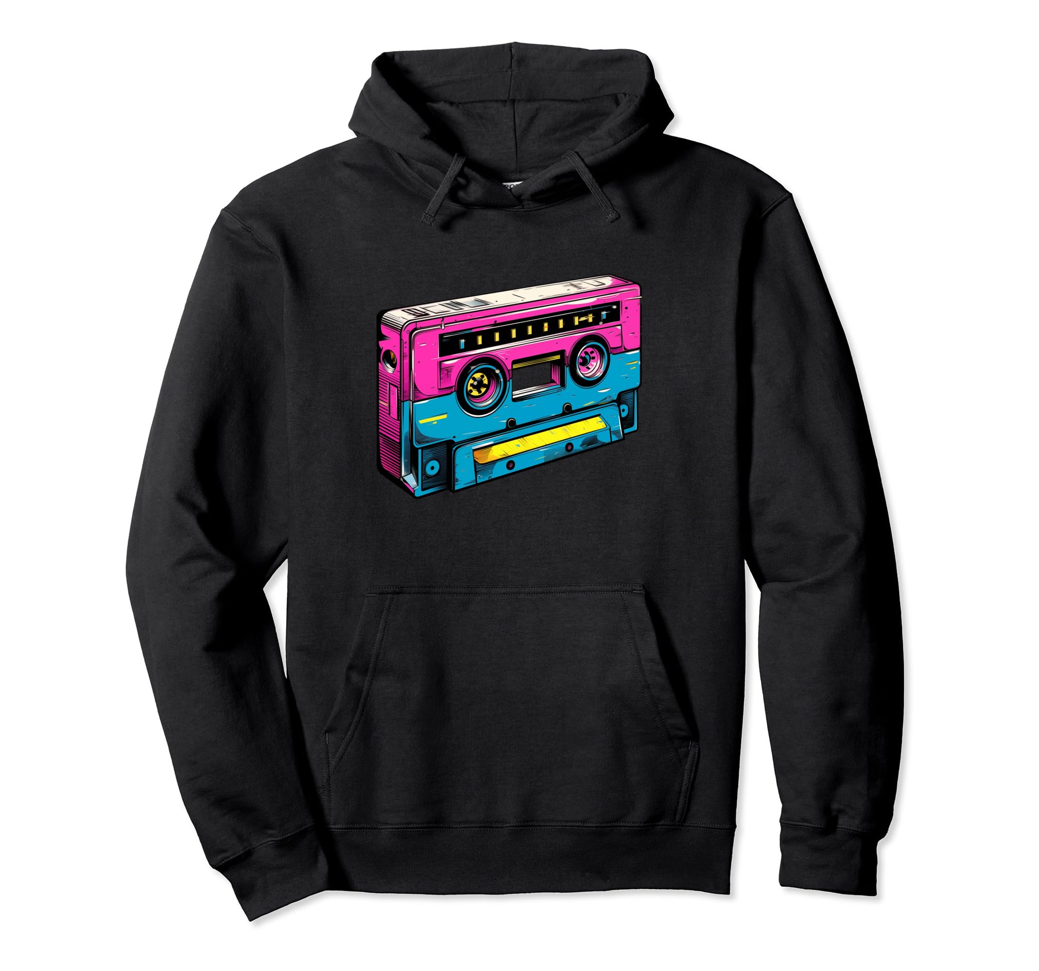 Mixtape Cassette Tape Music Hoodie - Novelty Apparel Men Women - T-Shirt, Sweatshirt, Hoodie