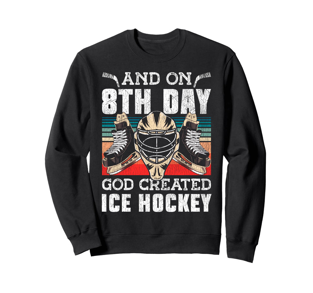 Ice Hockey Goalie Faith God Goalkeeper Sweatshirt - Graphic Print Unisex - T-Shirt, Sweatshirt, Hoodie