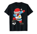 Soccer Dabbing Santa Argentina T-Shirt - Trendy Graphic for Adults - T-Shirt, Sweatshirt, Hoodie