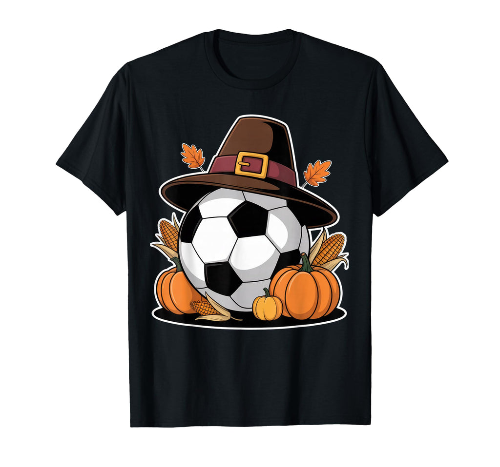 Soccer Thanksgiving Vibes T-Shirt - Casual Everyday Wear Men Women - T-Shirt, Sweatshirt, Hoodie