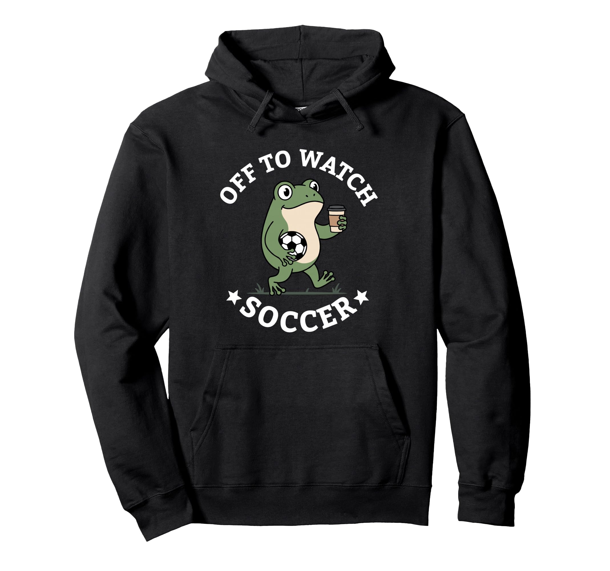 Off To Watch Soccer Mom Funny Frog Hoodie - Aesthetic Graphic Men Women - T-Shirt, Sweatshirt, Hoodie