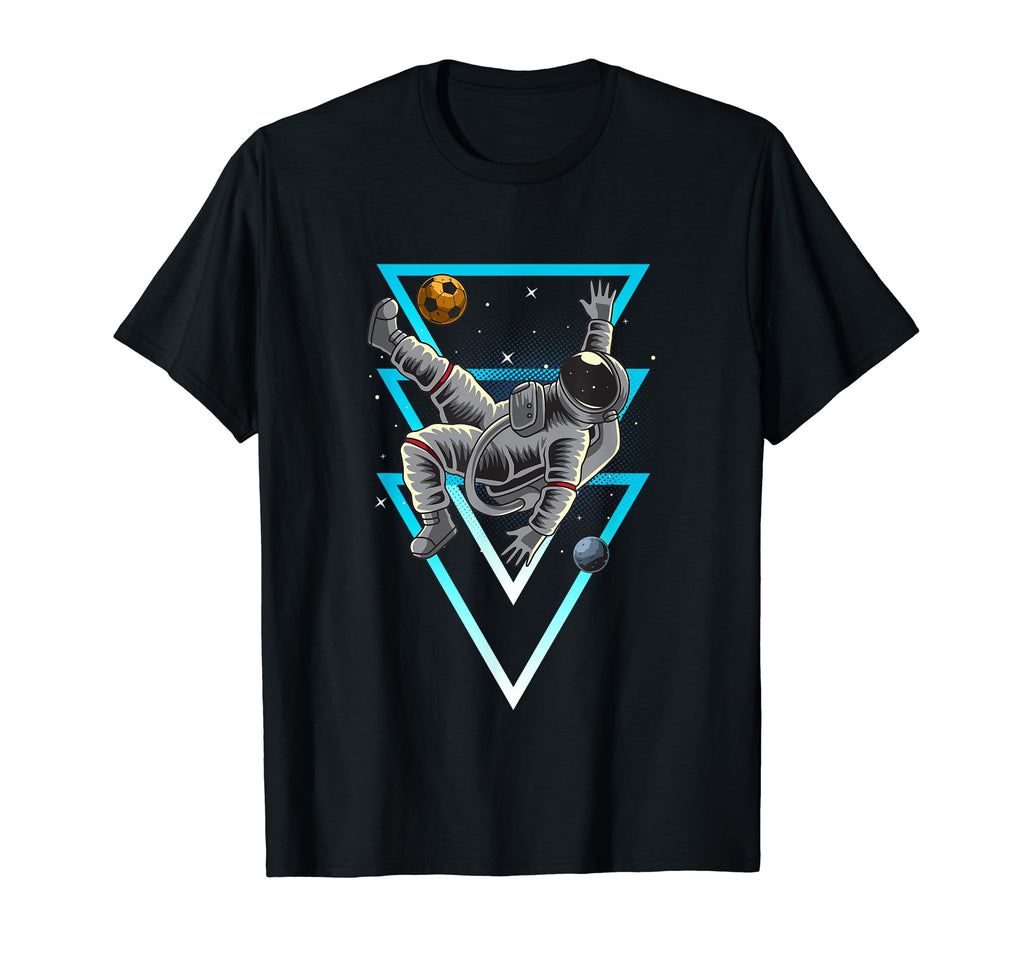 Punk Gamer Astronaut Soccer Space T-Shirt - Novelty Apparel Men Women - T-Shirt, Sweatshirt, Hoodie