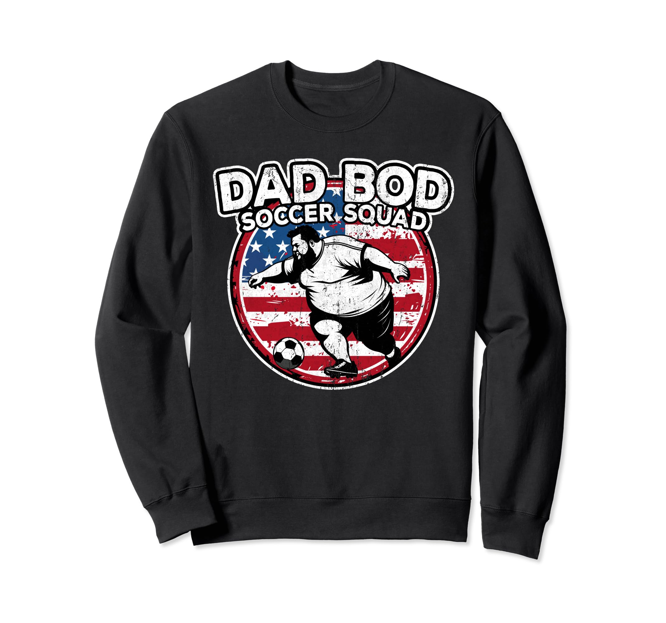 Dad Bod Soccer Squad Soccer Dad Us Sweatshirt - Custom Art Print Unisex - T-Shirt, Sweatshirt, Hoodie