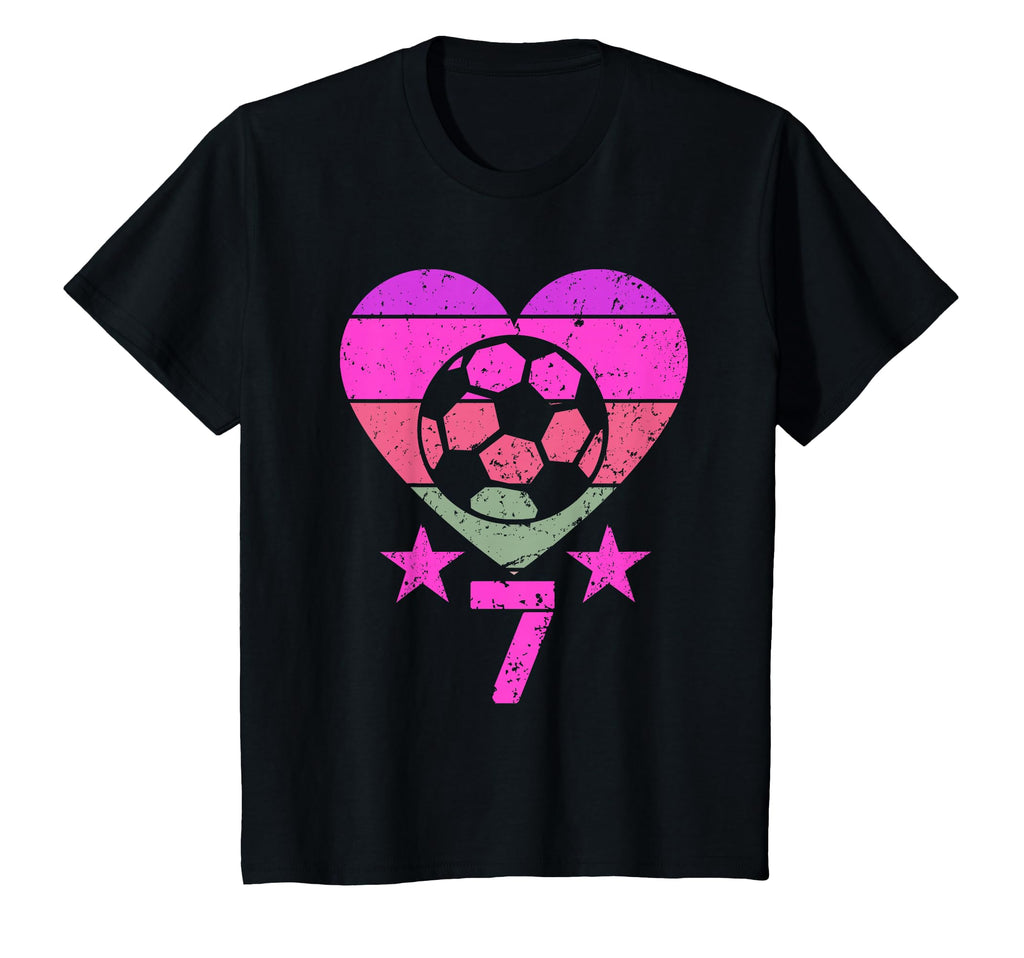 Soccer Birthday 7 Year Old T-Shirt - Casual Everyday Wear Men Women - T-Shirt, Sweatshirt, Hoodie