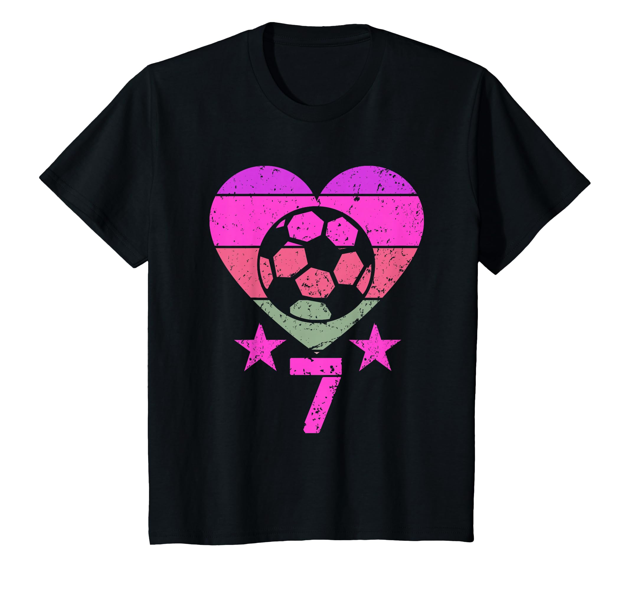 Soccer Birthday 7 Year Old T-Shirt - Casual Everyday Wear Men Women - T-Shirt, Sweatshirt, Hoodie