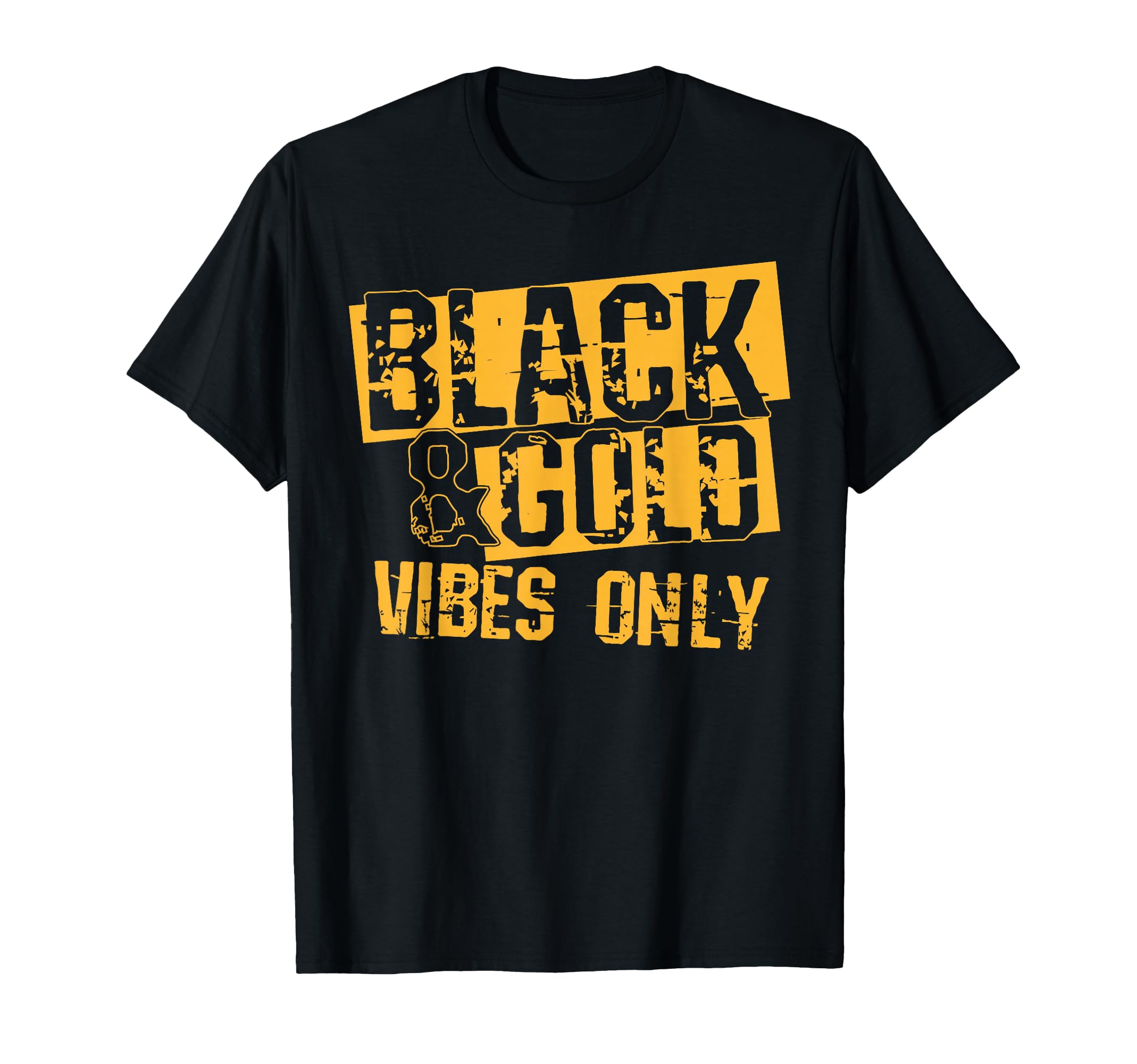 Black Gold Game Day Group High School T-Shirt - Minimalist Print Unisex - T-Shirt, Sweatshirt, Hoodie