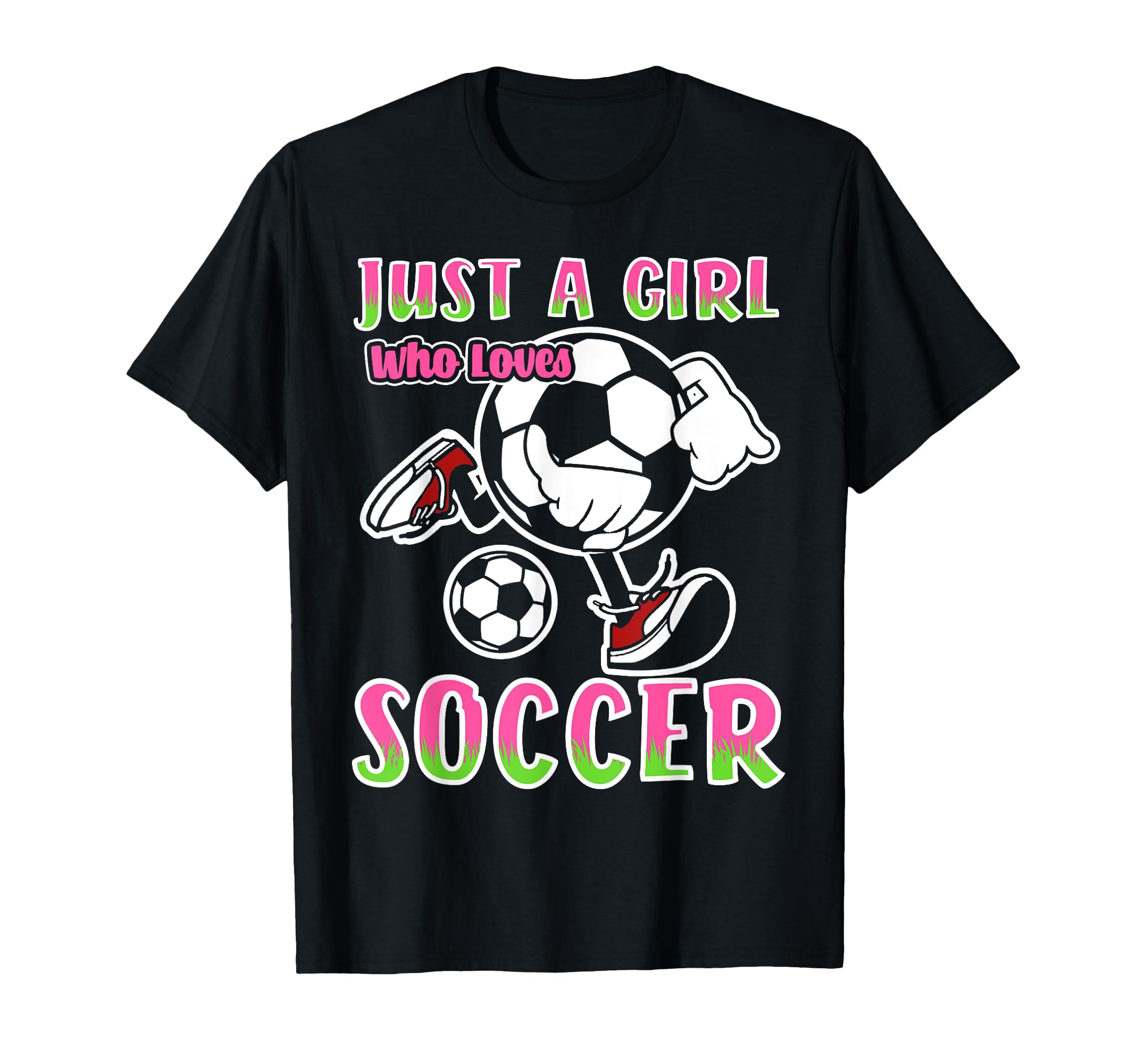 Just Who Loves Soccer Soccer Player T-Shirt - Graphic Print Men Women - T-Shirt, Sweatshirt, Hoodie