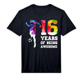 Funny 16 Years Being Awesome Soccer T-Shirt - Trendy Graphic for Adults - T-Shirt, Sweatshirt, Hoodie
