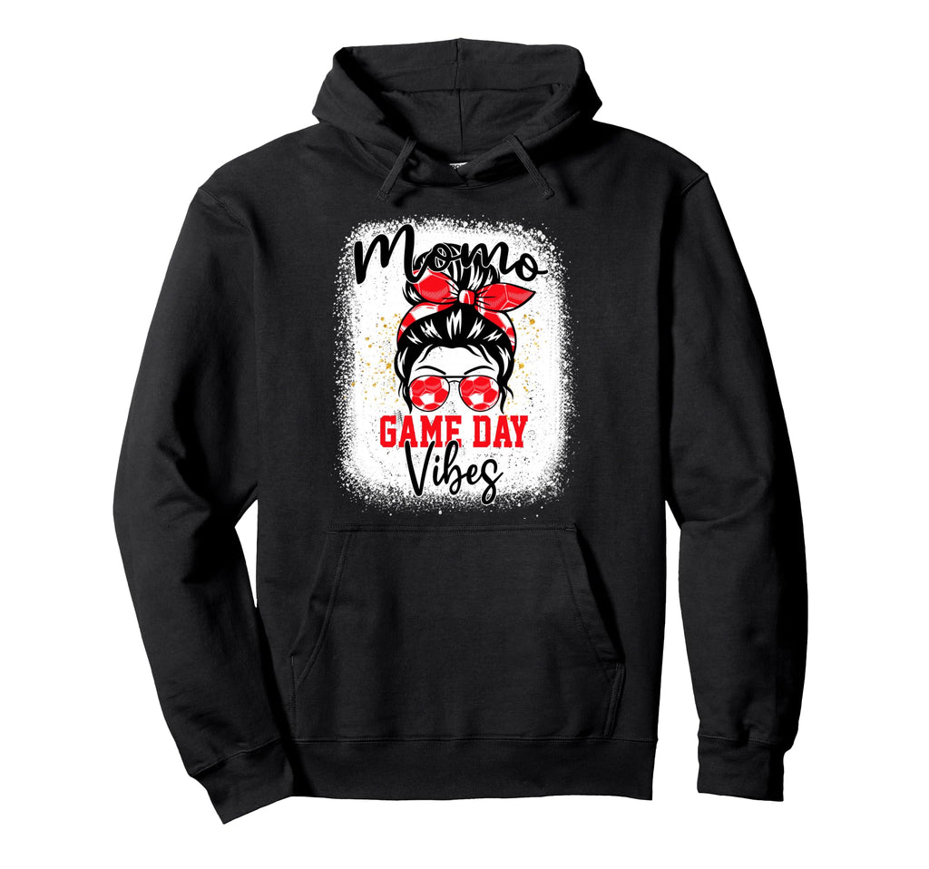 Soccer Momo Bleached Bun Mothers Day Hoodie - Custom Art Print Men Women - T-Shirt, Sweatshirt, Hoodie