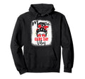 Soccer Momo Bleached Bun Mothers Day Hoodie - Custom Art Print Men Women - T-Shirt, Sweatshirt, Hoodie