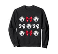 Soccer Balls Bows Womens Soccer Sweatshirt - Streetwear Style for Adults - T-Shirt, Sweatshirt, Hoodie